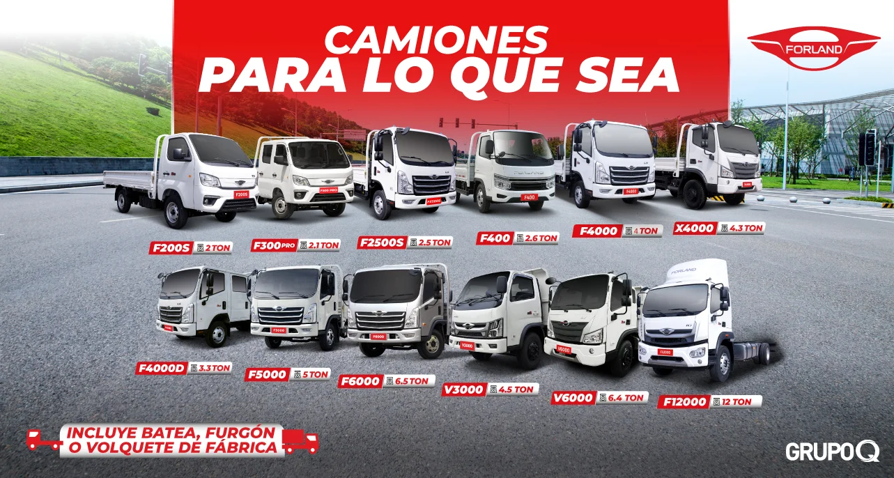Modelos Forland Costa Rica - F200S, F200 PRO, F300 PRO, F2500S, F4000D, F5000, F6000, X4000,