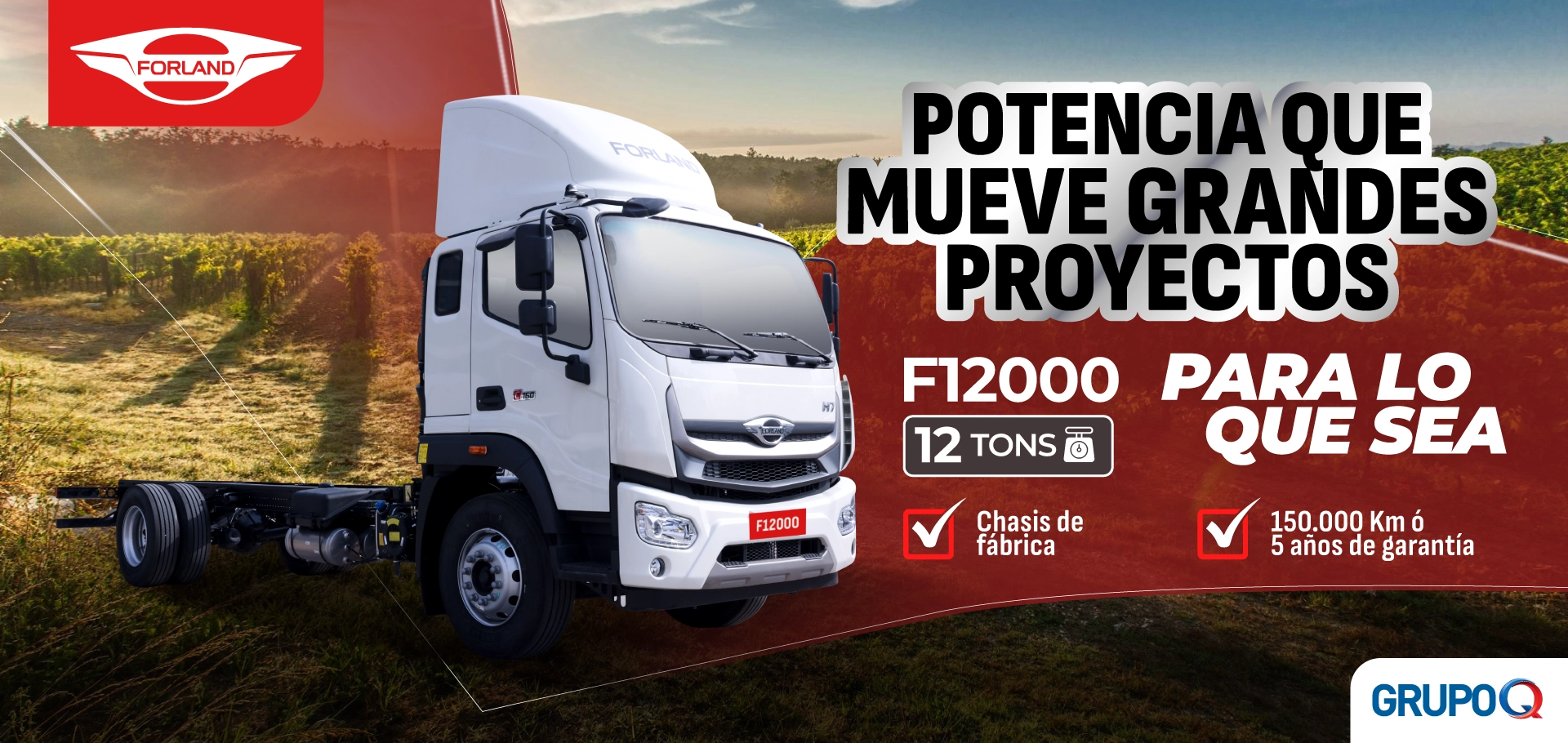 NUEVO Forland F12000 Costa Rica - Para lo que sea - Capacidad de carga 12 TON - Cummins - Garantía 5 años o 150000 km - Grupo Q